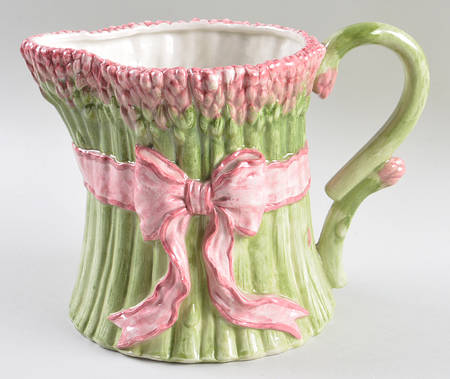 Asparagus and Ribbon 64 Oz Pitcher