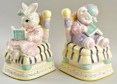 Petting Zoo China Bookend - Set of 2