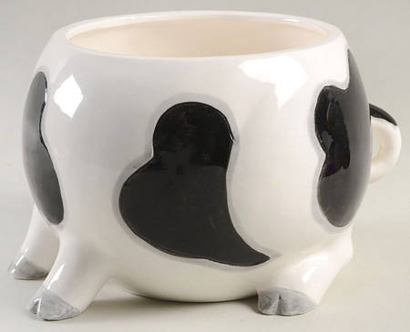 Daisy Cow Cookie Jar No Lid