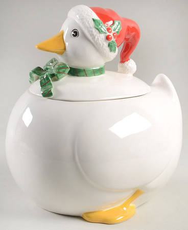 Quismas Quackers Cookie Jar & Lid