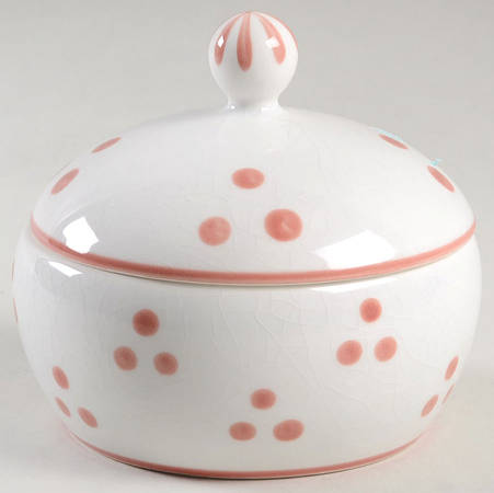 Village Fair Red Butter Tub & Lid