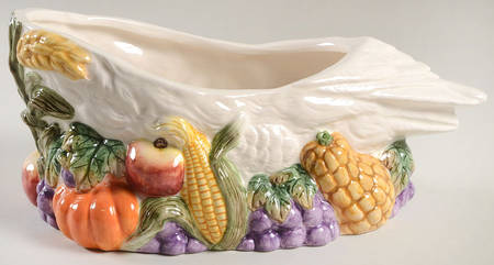 French Country Goose Tureen No Lid