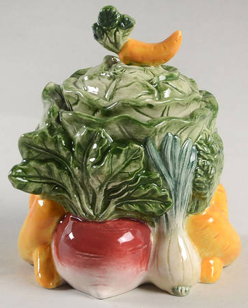 Garden Rabbit Sugar Bowl & Lid