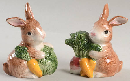 Garden Rabbit Salt & Pepper Set