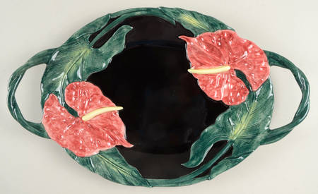 Anthurium 18" Handled Tray