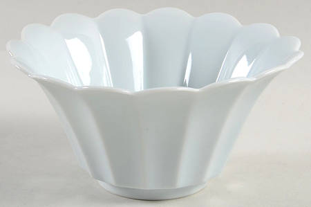 Chrysanthemum (Celacon Blue) Rice Bowl