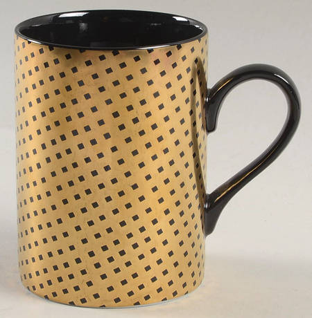 Foulard (Black Diamonds on Gold) Mug