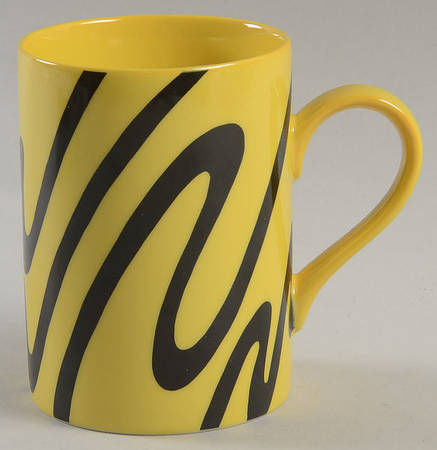 Rive Gauche (Black on Yellow) Mug
