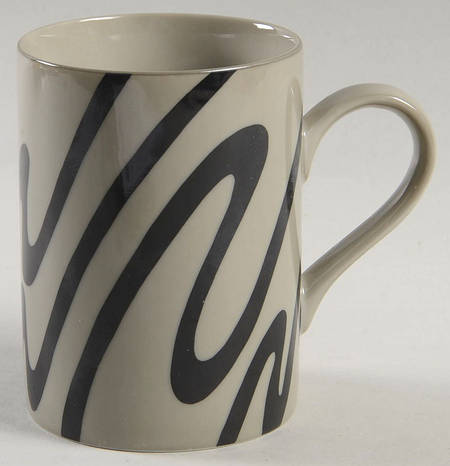 Rive Gauche (Black on Greige) Mug