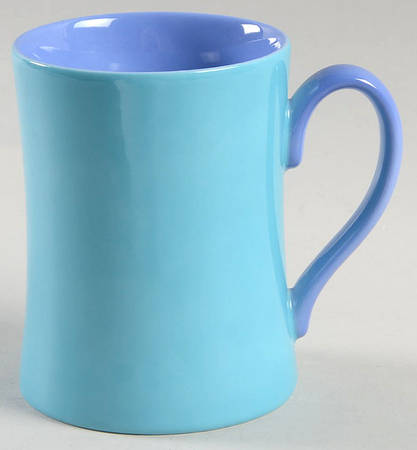 Total Color Spectrum Two Tone Aqua and Lavender by Fitz &amp; Floyd