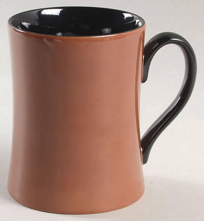 Total Color Spectrum Two Tone Sandalwood and Black by Fitz &amp; Floyd