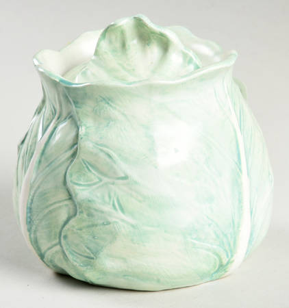 Vegetable Harvest Cabbage Sugar Bowl & Lid