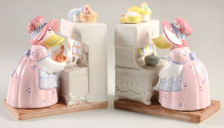Dolly Duck China Bookend - Set of 2