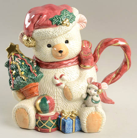 Holiday Bear Teapot & Lid