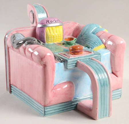 Kitchy's Diner Teapot & Lid