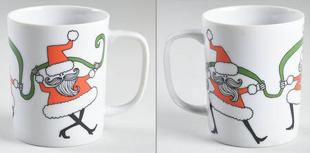Variations Dancing Santa Mug