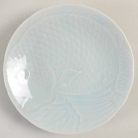 Embossed Fish Celadon by Fitz &amp; Floyd