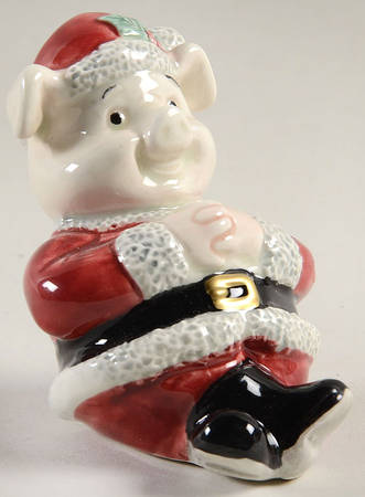 Yule Hog Stacking Pepper Shaker by Fitz & Floyd