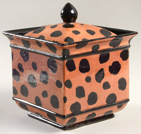 Leopard Square Box & Lid