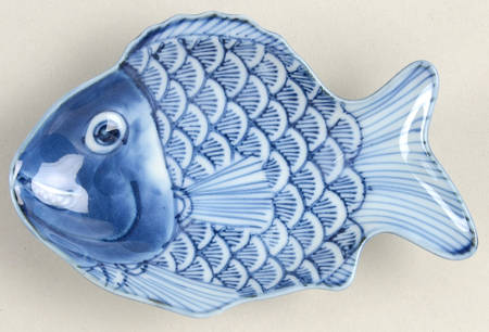 Fishes Blue by Fitz &amp; Floyd