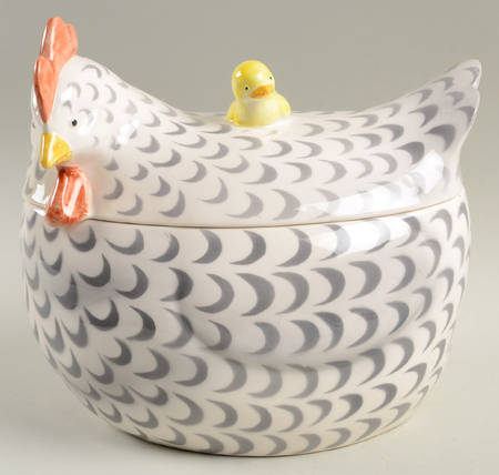 Country Kitchen Large Canister & Lid