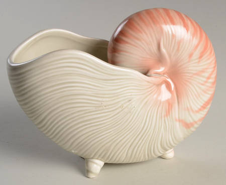 Satin Seashells Giftware Nautilus Vase