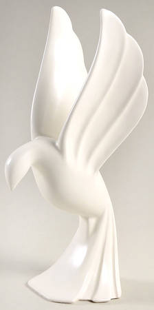 Art Deco Skylark Figural Candlestick
