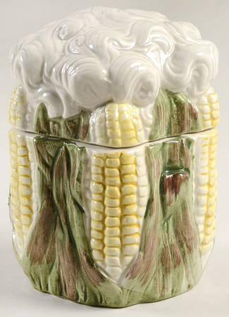 Corn (Omnibus) Sugar Bowl & Lid