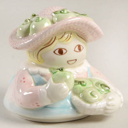 Village Green Apple Annie Lid for Candy Box