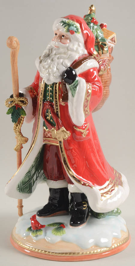 Holiday Tidings Santa Claus Figurine