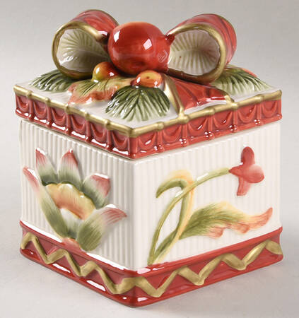 Woodland Holiday Trinket Box & Lid