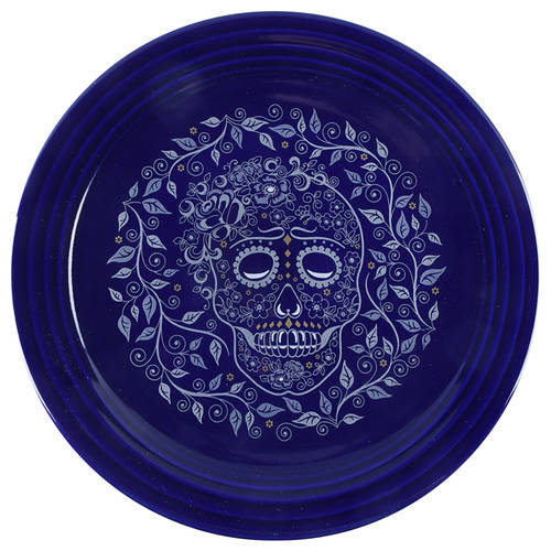 Fiesta Skull and Vine Twilight 11" Chop Plate (Round Platter)