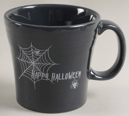 Fiesta Happy Halloween Spider Web Tapered Mug