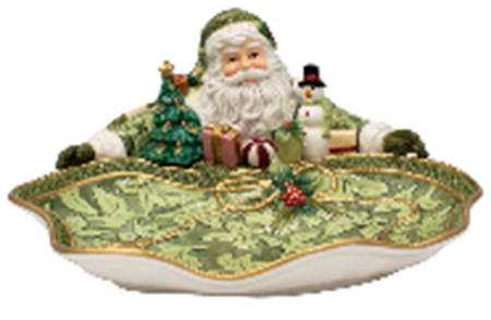 Holiday Home Green Santa Server