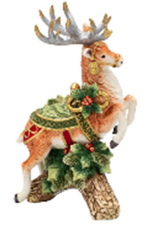 Holiday Home Green Figural Candleholder
