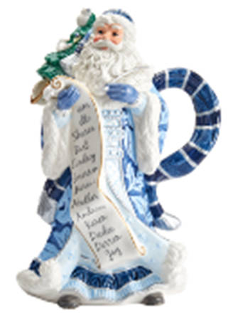 Holiday Home Blue Figural Pitcher