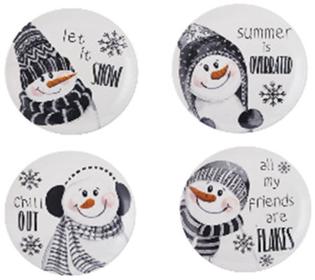Snow Days Party Plate