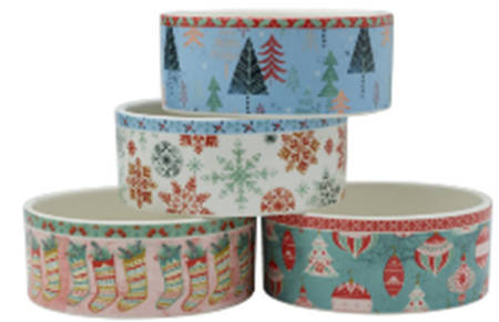 Christmas Cottage Individual Snack Bowl