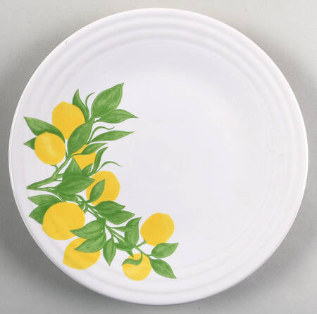 Fiesta Lemon Luncheon Plate