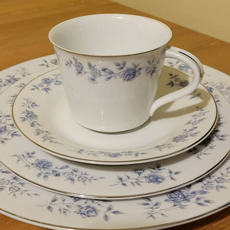 Springtime Flat Cup & Saucer Set