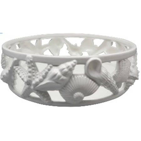 Coastal Home Large Round Decorative Bowl