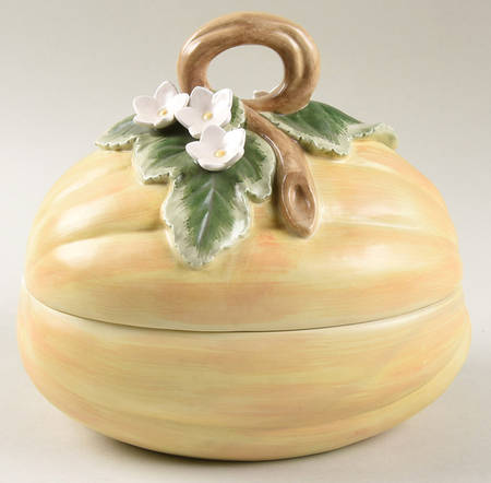 Melon Figural Covered Box