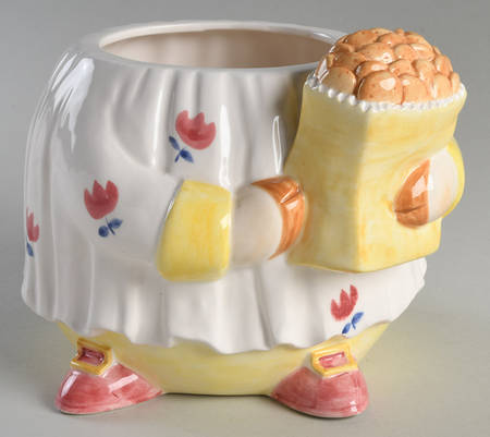 Piggy Goes To Market Figural Cookie Jar No Lid