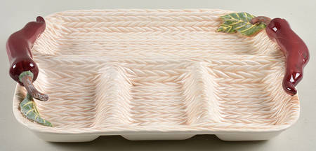 Chilli Peppers Hors d'Oeuvre Tray by Fitz & Floyd