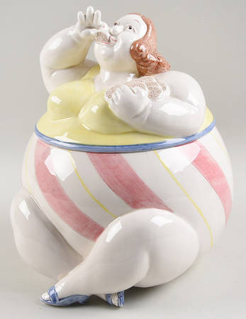 Chubby Cookie Jar & Lid