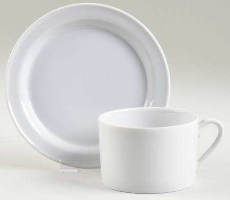 Gallery Flat Cup & Saucer Set