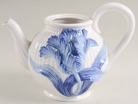 Tulip Bleu Teapot No Lid