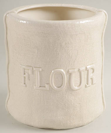 Flour Sack Flour Canister No Cork Stopper