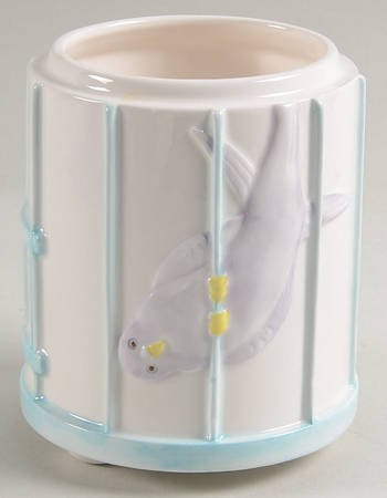 Lovebirds Small Canister No Lid