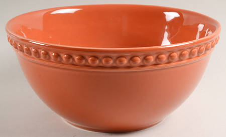 Delmar Orange 10" Round Serving Bowl